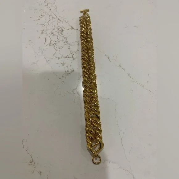 Balenciaga Gold-Tone Linked Chunky Chain Necklace - Picture 7 of 10